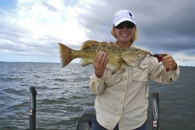 Stephanie with nice gag