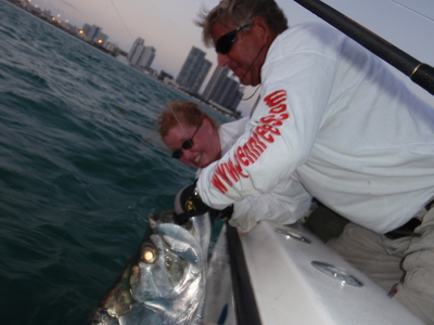 Teresa's First Tarpon