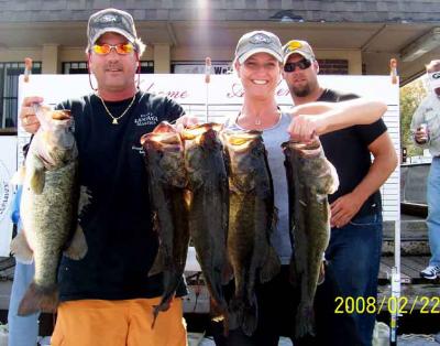 john and Tammys 5 fish 34 lbs