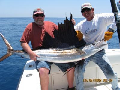 Vern Westcott with first sailfish