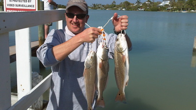 John Langford with out limit of redfish.