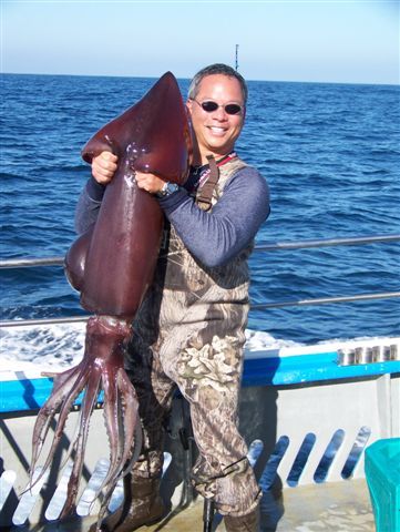 Wendall Ching got 8 squid today himself!