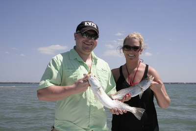 Frank & wife Brianna with Trout