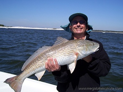 Bob, was all smiles after he landed his first ever Redfish