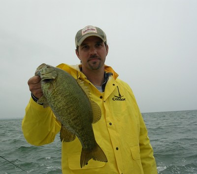 Lake Erie smallmouth bass fishing