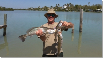 Brent George with 5 pound trout