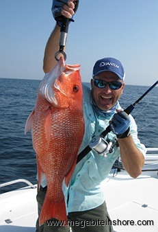 Capt. John with a big red snapper