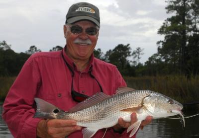 Mr. Bob Clouser with a redfish