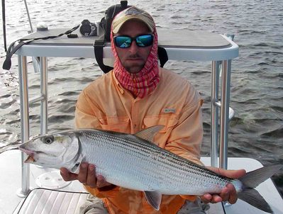 Rob with another bonefish....