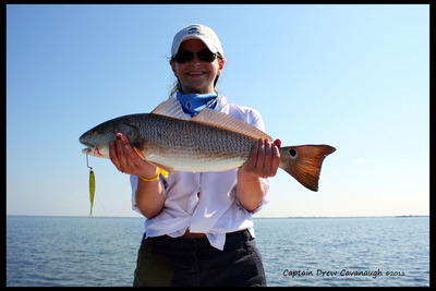 Her First Redfish