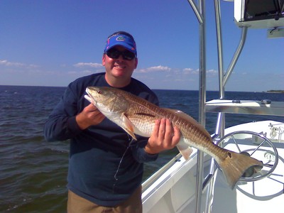 Big Red near the mouth of the Manatee River