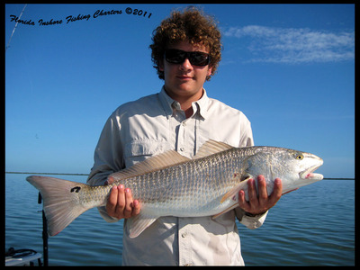 Mitchell with a nice Indian River Bull