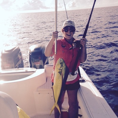 Nice Gaffer Alexis. First time angler catches Dolphin