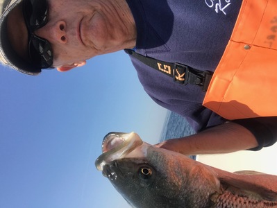 Capt with first keeper bass.