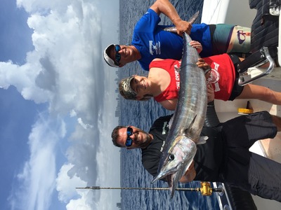 Nice big wahoo done on Bonita strips!