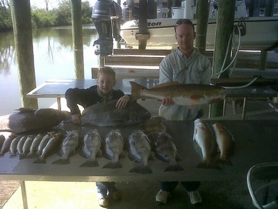 Dinner Table!!! (Red, Al, Son and Grandson)