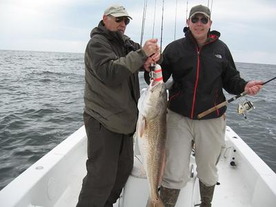 Great father son redfish team.