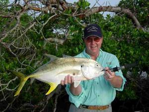 This big jack ran Bill about 50 yards and right into the mangroves.