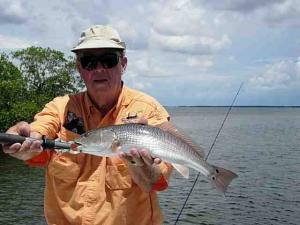 Had to have a picture of Jim. This is the last redfish of the day!