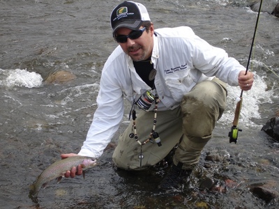 Nice Rainbow on a warm afternoon on the Yellowstone River