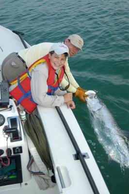 Josh Notari's tarpon release