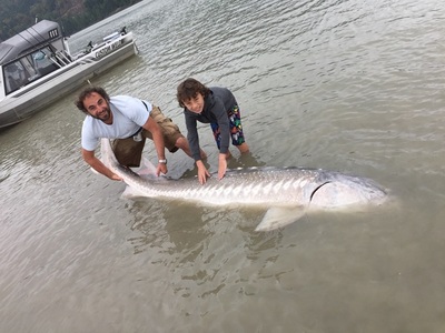 Fish of a lifetime for Father - son team