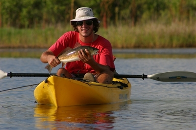Redfish caught on kayak