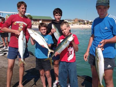 Proud with their catch