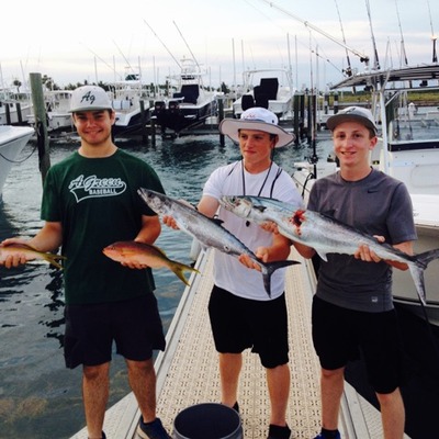 These guys can swing a bat and fishing rod.