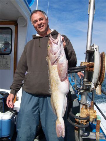 Dean Blasquez caught a nice lingcod