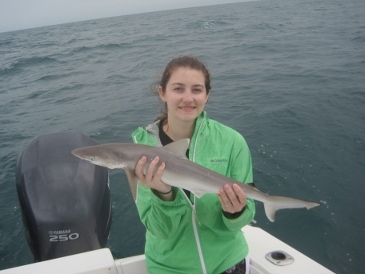 40-inch sharpnose shark released-Smith