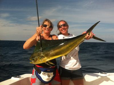 Mahi-mahi caught fishing in Ft Lauderdale