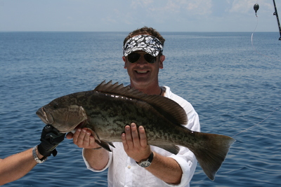 Matt w/a nice 'gag grouper' on the Mango