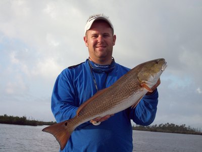 Capt.Josh with a redfish