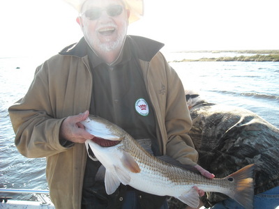John Batson witha bid redfish