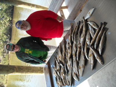 Gary and Mike with a Monday morning catch