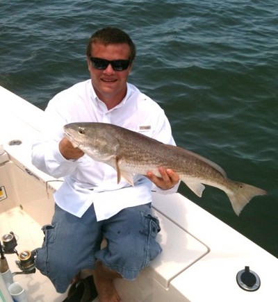 Kyle caught this 31 inch redfish