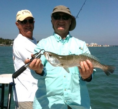 Phil showing his biggest trout