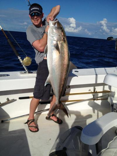 big amberjack caught in Ft Lauderdale