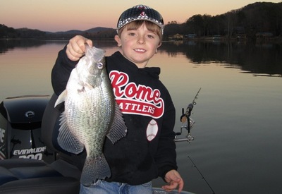 Scouting with my son Hagan we hit the waters of Weiss around 1:00 pm.