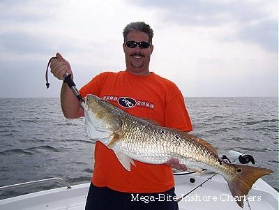 Corby with a monster Redfish!