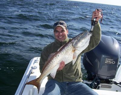 Bob was trolling a Mann's Stretch 25 and landed this big red after a good 5 minute battle