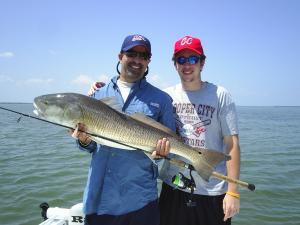 David and Bill catch a bunch of Big old Redfish aboard the new Ranger!