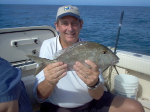 17 inch porgie on shrimp