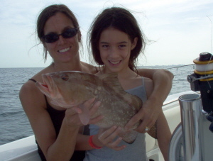 red grouper released at Bonita Beach reefs