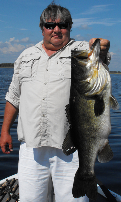 Scott Riley with his Florida Trophy bass