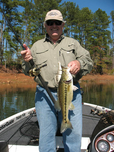 Nice Spot caught on a 7 inch Swimbait