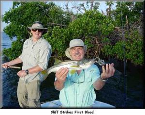 Cliff Strikes First Blood