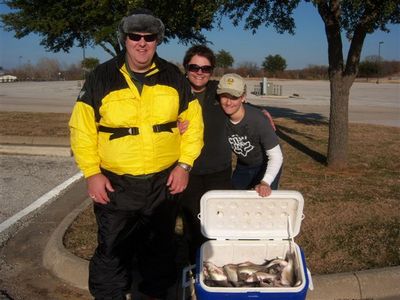 Clayton, Michelle and Aaron on January 2nd