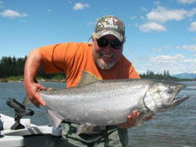 Kitimat River Chinook - Photo courtesy of Tracey Hittel of Steelhead Heaven
